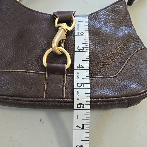 Brown Leather Shoulder Bag and Wallet Set Wilsons Leather - Picture 11 of 12